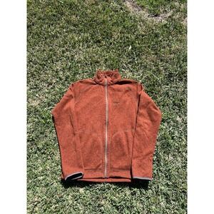 Rab Quest Full Zip Fleece Jacket Men's Size XL Orange Pullover
